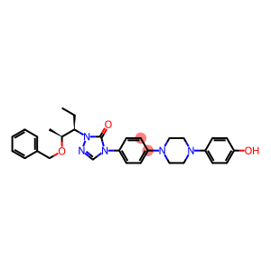 2-[(1S,2S)-1-Ethyl-2-(phenylmethoxy)propyl]-2,4-dihydro-4-[4-[4-(4-hydroxyphenyl)-1-piperazinyl]phenyl]-3H-1,2,4-triazol-3-one-d4