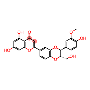 2-[(2S,3S)-2,3-Dihydro-3-(4-hydroxy-3-methoxyphenyl)-2-(hydroxymethyl)-1,4-benzodioxin-6-yl]-5,7-dihydroxy-4H-1-benzopyran-4-one