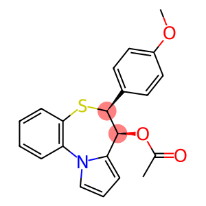 (6S,7S)-6,7-Dihydro-6-(4-methoxyphenyl)-7-acetoxypyrrolo[2,1-d][1,5]benzothiazepine