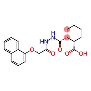 (1S,2R)-2-({2-[2-(1-naphthyloxy)acetyl]hydrazino}carbonyl)cyclohexanecarboxylic acid