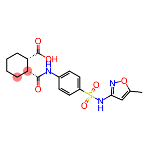 (1S,2R)-2-([(4-([(5-METHYLISOXAZOL-3-YL)AMINO]SULFONYL)PHENYL)AMINO]CARBONYL)CYCLOHEXANECARBOXYLIC ACID