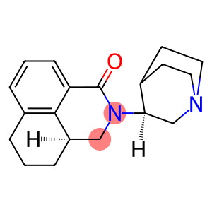 (S)-(S)-2-(1-AZA-BICYCLO[2.2.2]OCT-3-YL)-2,3,3A,4,5,6-HEXAHYDRO-BENZO[DE]ISOQUINOLIN-1-ONE