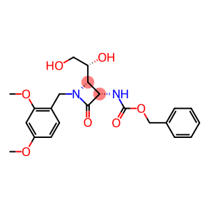 (2S,3S)-3-Benzyloxycarbonylamino-2-[(R)-1,2-dihydroxyethyl]-1-(2,4-dimethoxybenzyl)azetidin-4-one