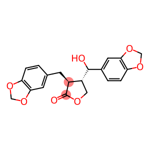 (3S,4S)-3-[(1,3-Benzodioxol-5-yl)methyl]-4-[(1,3-benzodioxol-5-yl)hydroxymethyl]dihydrofuran-2(3H)-one