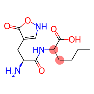 (S)-2-[[(S)-2-Amino-3-[(2,5-dihydro-5-oxoisoxazol)-4-yl]propanoyl]amino]hexanoic acid