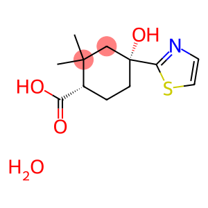 (1S,4R)-4-hydroxy-2,2-diMethyl-4-(1,3-thiazol-2-yl)cyclohexanecarboxylic acid hydrate