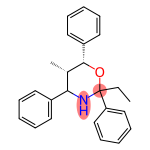 (5S,6R)-2-Ethyl-5-methyl-2,4,6-triphenyl-3,4,5,6-tetrahydro-2H-1,3-oxazine