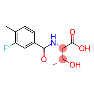 (2S,3R)-2-[(3-fluoro-4-methylbenzoyl)amino]-3-hydroxybutanoic acid