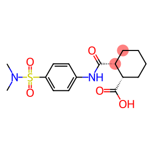 (1S,2R)-2-[((4-[(DIMETHYLAMINO)SULFONYL]PHENYL)AMINO)CARBONYL]CYCLOHEXANECARBOXYLIC ACID