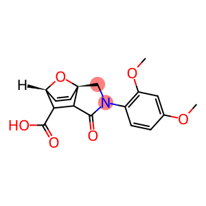 (1S,7R)-3-(2,4-DIMETHOXY-PHENYL)-4-OXO-10-OXA-3-AZA-TRICYCLO[5.2.1.0(1,5)]DEC-8-ENE-6-CARBOXYLIC ACID