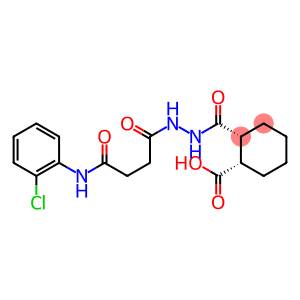 (1S,2R)-2-({2-[4-(2-chloroanilino)-4-oxobutanoyl]hydrazino}carbonyl)cyclohexanecarboxylic acid