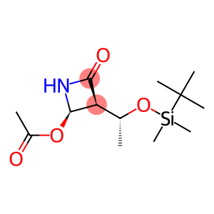 (3S,4R)-2-Azetidinone,4-(acetoxy)-3-[(1R)-1-[[(1,1-dimethylethyl)-dimethylsilyl]oxy]ethyl]