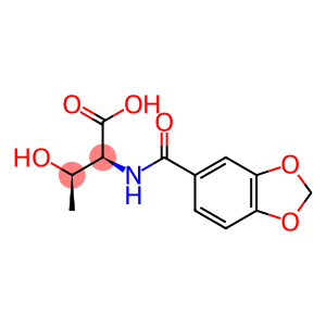 (2S,3R)-2-[(1,3-benzodioxol-5-ylcarbonyl)amino]-3-hydroxybutanoic acid