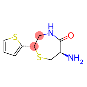 (2S,6R)-6-amino-2-(thiophen-2-yl)-1,4-thiazepan-5-one