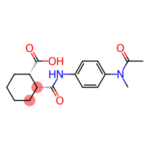 (1S,2R)-2-[((4-[ACETYL(METHYL)AMINO]PHENYL)AMINO)CARBONYL]CYCLOHEXANECARBOXYLIC ACID