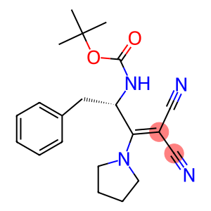 [(S)-3-Phenyl-2-[(tert-butoxycarbonyl)amino]-1-pyrrolizinopropylidene]malononitrile