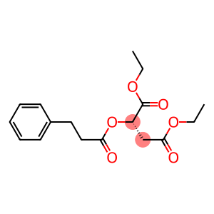 [S,(-)]-2-[(3-Phenylpropionyl)oxy]succinic acid diethyl ester