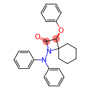 (3S)-3-Phenoxy-1-diphenylamino-1-azaspiro[3.5]nonan-2-one