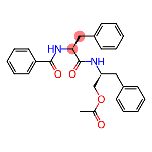 (2S)-N-[(1S)-1-Benzyl-2-acetoxyethyl]-2-benzoylamino-3-phenylpropanamide