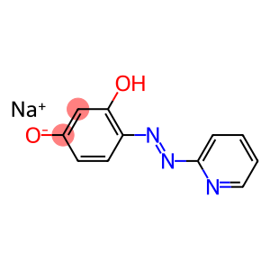 sodium 3-hydroxy-4-[(E)-2-(2-pyridinyl)diazenyl]benzenolate