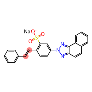 SODIUM4-(2H-NAPHTHO(1,2-D)TRIAZOL-2-YL)STILBENE-2-SULFONATE