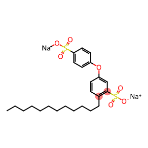 5-[4-(Sodiooxysulfonyl)phenoxy]-2-dodecylbenzenesulfonic acid sodium salt