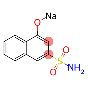 1-Sodiooxy-3-naphthalenesulfonamide