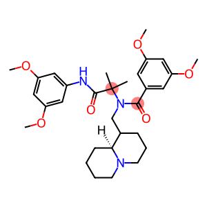 (S)-N-(1-(3,5-DIMETHOXYPHENYLAMINO)-2-METHYL-1-OXOPROPAN-2-YL)-3,5-DIMETHOXY-N-((OCTAHYDRO-1H-QUINOLIZIN-1-YL)METHYL)BENZAMIDE