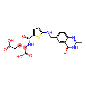 (2S)-2-[5-[N-[[(3,4-Dihydro-2-methyl-4-oxoquinazolin)-6-yl]methyl]amino]-2-thienylcarbonylamino]glutaric acid