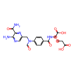 (2S)-2-[4-[N-(5-Amino-6-carbamoyl-2-pyrazinylmethyl)-N-formylamino]benzoylamino]glutaric acid