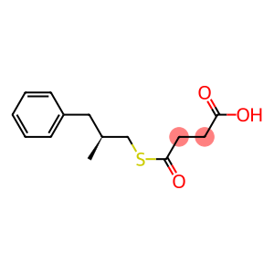 4-[[(2S)-2-Methyl-3-phenylpropyl]thio]-4-oxobutanoic acid