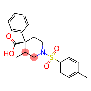 (4S)-3-METHYL-4-PHENYL-1-TOSYLPIPERIDINE-4-CARBOXYLIC ACID