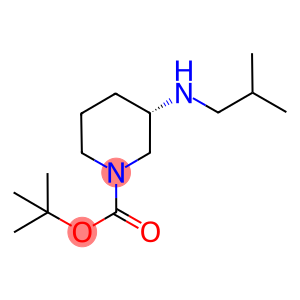 (3S)-3-[(2-Methylprop-1-yl)amino]piperidine, N1-BOC protected, tert-Butyl (3S)-3-[(2-methylprop-1-yl)amino]piperidine-1-carboxylate, (3S)-1-(tert-Butoxycarbonyl)-3-[(2-methylprop-1-yl)amino]piperidine