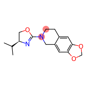 6-[[(S)-4-Isopropyl-4,5-dihydrooxazol]-2-yl]-5,6,7,8-tetrahydro-1,3-dioxolo[4,5-g]isoquinoline