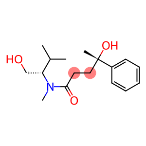 (4S)-4-Hydroxy-N-[(S)-1-hydroxymethyl-2-methylpropyl]-N-methyl-4-phenylvaleramide