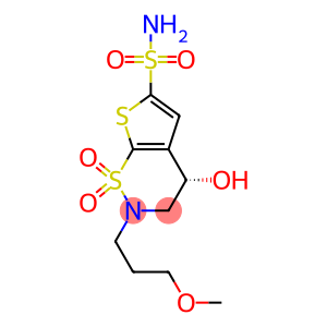 (S)-4-HYDROXY-2-(3-METHOXY-PROPYL)-1,1-DIOXO-1,2,3,4-TETRAHYDRO-1LAMBDA6-THIENO[3,2-E][1,2]THIAZINE-6-SULFONIC ACID AMIDE