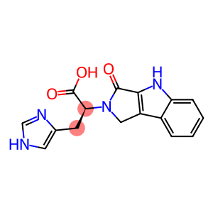 (2S)-3-(4-Imidazolyl)-2-[[1,2,3,4-tetrahydro-3-oxopyrrolo[3,4-b]indol]-2-yl]propionic acid