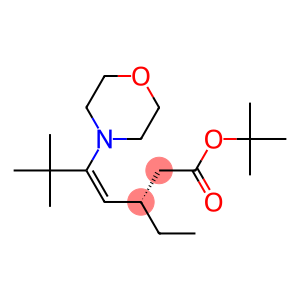 (3S)-3-Ethyl-5-morpholino-6,6-dimethyl-4-heptenoic acid tert-butyl ester