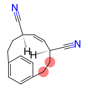 (4S,5E,7R)-Bicyclo[8.2.2]tetradeca-5,10,12(1),13-tetrene-4,7-dicarbonitrile