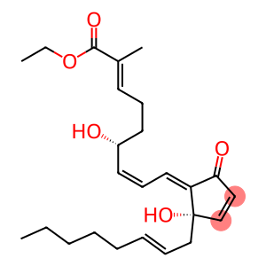 (4S,5E)-4-Hydroxy-4-[(2Z)-2-octenyl]-5-[(4R,2Z,7E)-8-ethoxycarbonyl-4-hydroxy-2,7-nonadienylidene]-2-cyclopenten-1-one