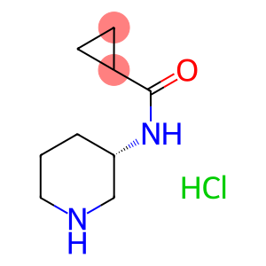 (3S)-3-[(Cyclopropylcarbonyl)amino]piperidine hydrochloride, [(3S)-(Piperidin-3-yl)carbamoyl]cyclopropane hydrochloride