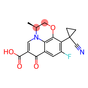 (S)-10-(1-cyanocyclopropyl)-9-fluoro-3-methyl-7-oxo-2,3-dihydro-7H-pyrido[1,2,3-de][1,4]benzoxazine-6-carboxylic acid