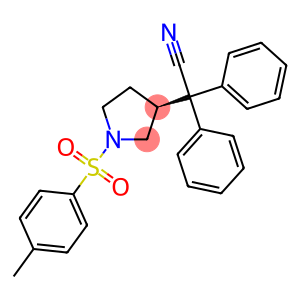 3-(S)-(+)-(1-cyano-1,1-diphenylmethyl)-1-tosylpyrrolidine