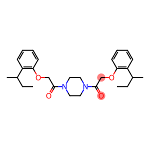 2-[2-(sec-butyl)phenoxy]-1-(4-{2-[2-(sec-butyl)phenoxy]acetyl}-1-piperazinyl)-1-ethanone