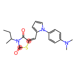 3-sec-butyl-5-({1-[4-(dimethylamino)phenyl]-1H-pyrrol-2-yl}methylene)-1,3-thiazolidine-2,4-dione