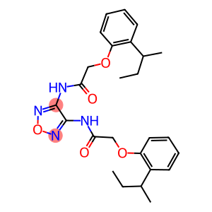 2-(2-sec-butylphenoxy)-N-(4-{[(2-sec-butylphenoxy)acetyl]amino}-1,2,5-oxadiazol-3-yl)acetamide