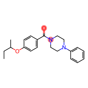 [4-(sec-butoxy)phenyl](4-phenyl-1-piperazinyl)methanone