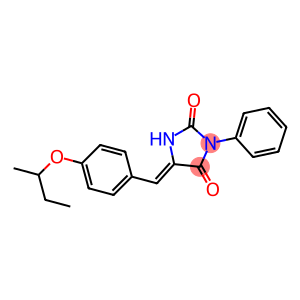 5-(4-sec-butoxybenzylidene)-3-phenyl-2,4-imidazolidinedione