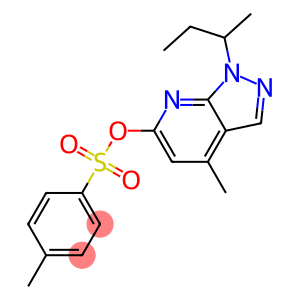 1-SEC-BUTYL-4-METHYL-1H-PYRAZOLO[3,4-B]PYRIDIN-6-YL 4-METHYLBENZENESULFONATE