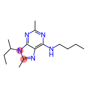 9-SEC-BUTYL-N-BUTYL-2,8-DIMETHYL-9H-PURIN-6-AMINE